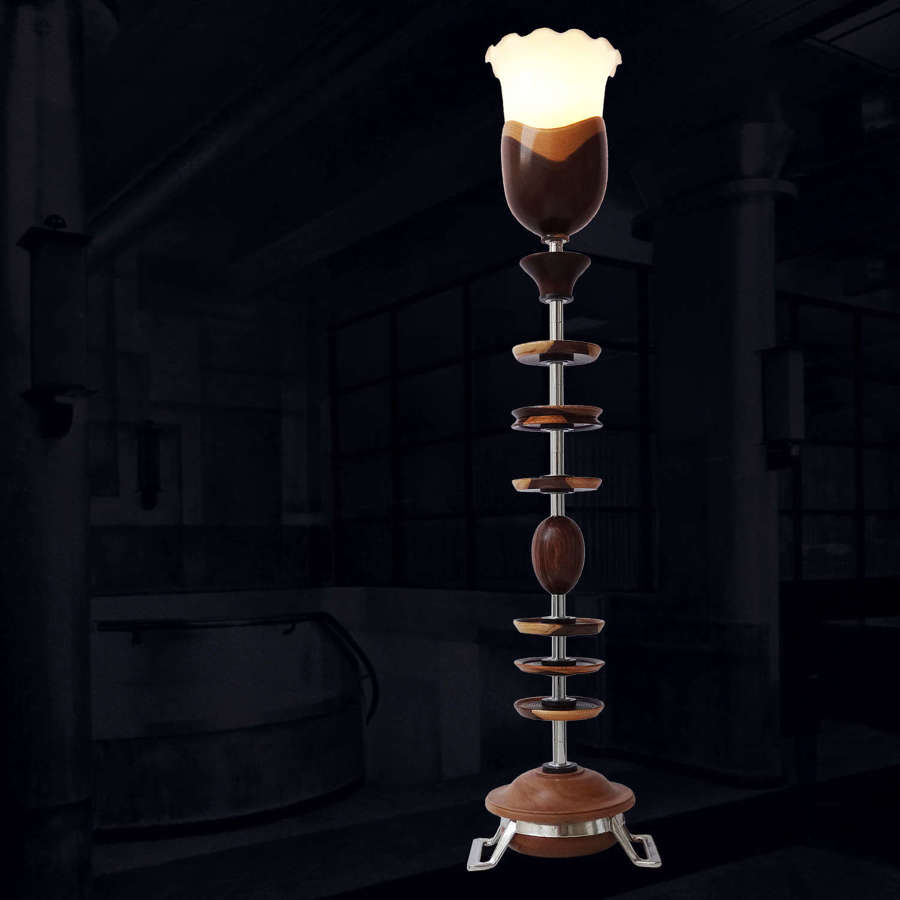 Unique sculptural lamp - Aide M&eacute;moire - by Gilles Bourlet Dartmouth