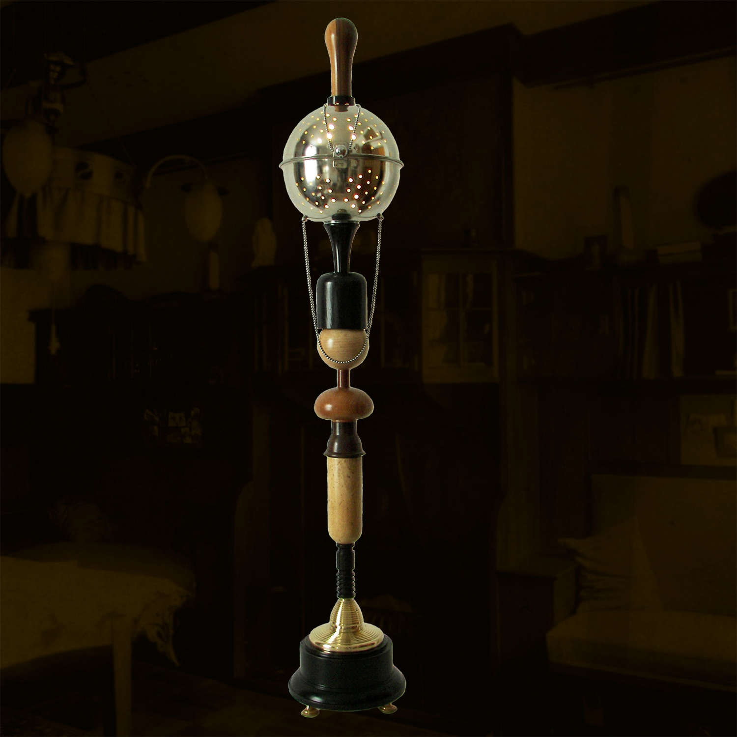 Unique sculptural lamp - Anecdote - by Gilles Bourlet Dartmouth