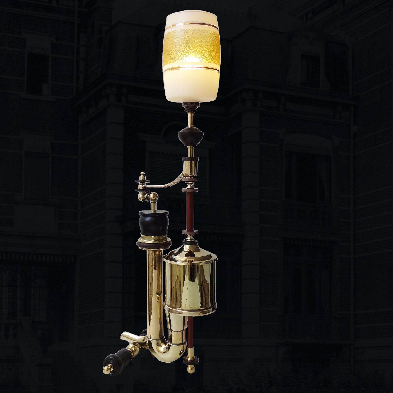 Unique artist-designed lamp - Convexo Concave - by Gilles Bourlet