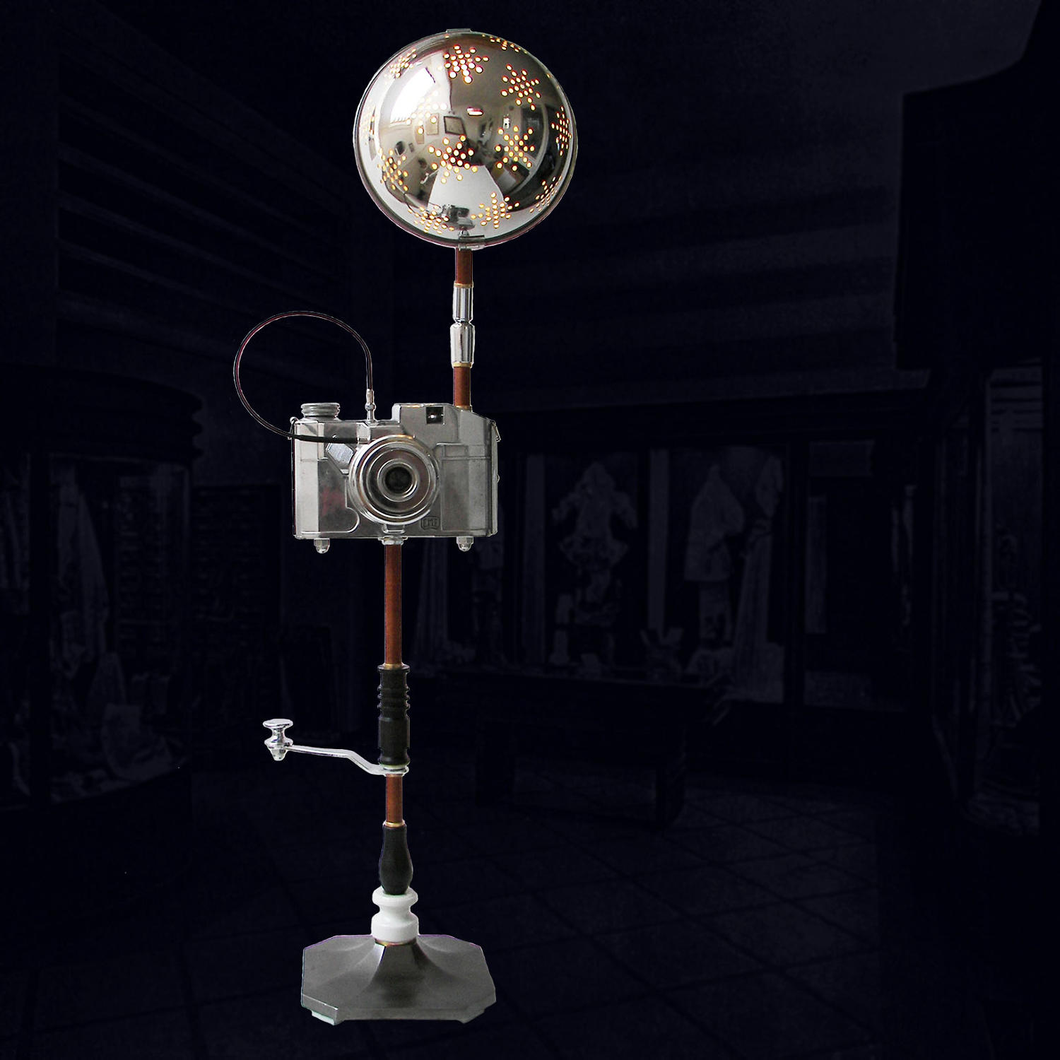 Unique artist-designed lamp - Dandy - by Gilles Bourlet Dartmouth