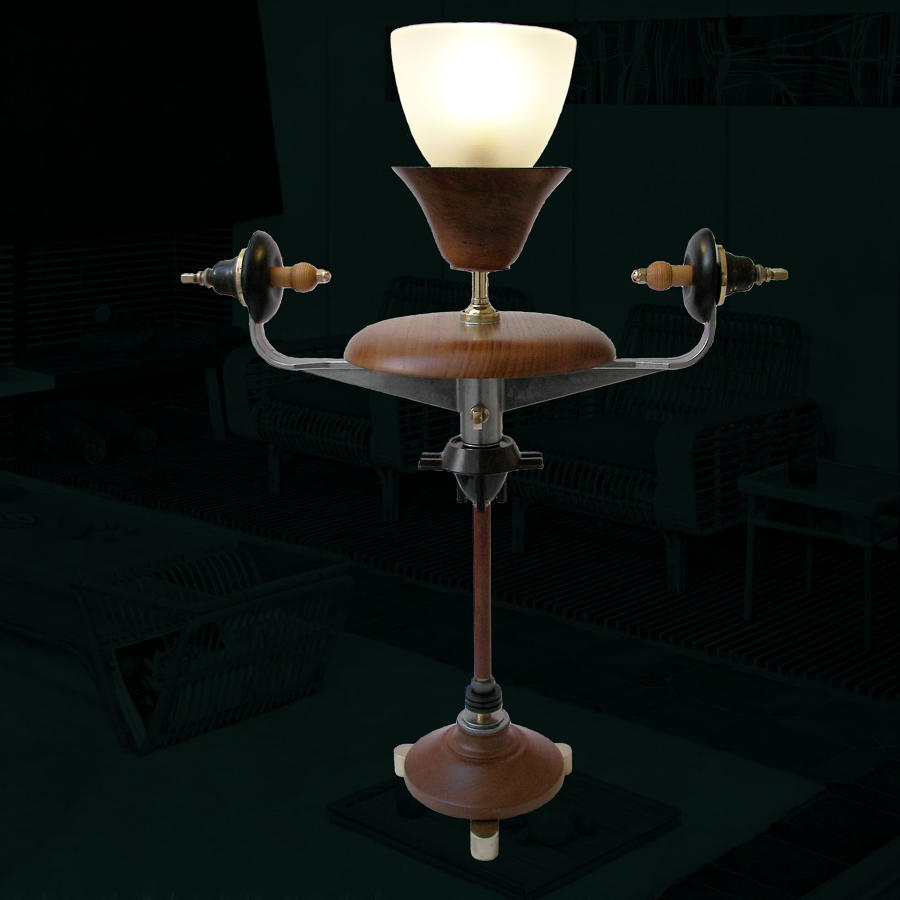 Unique lamp design - Eminence Grise - by Gilles Bourlet Dartmouth