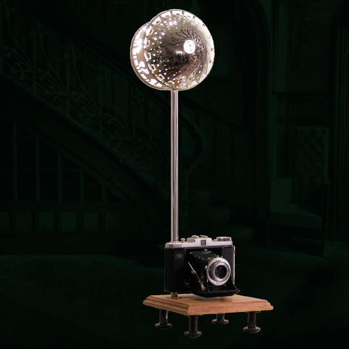 Bespoke unique lamp - Film Noir - by Gilles Bourlet Dartmouth