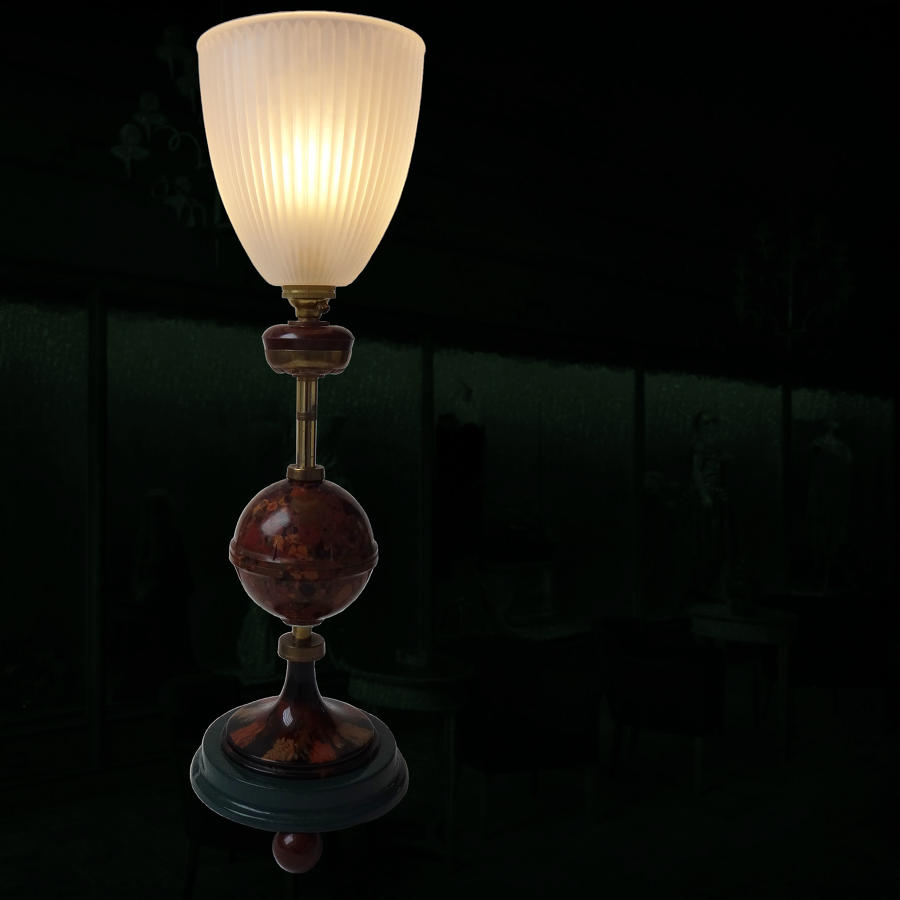 Unique luminous sculpture - Monocle - by Gilles Bourlet Dartmouth