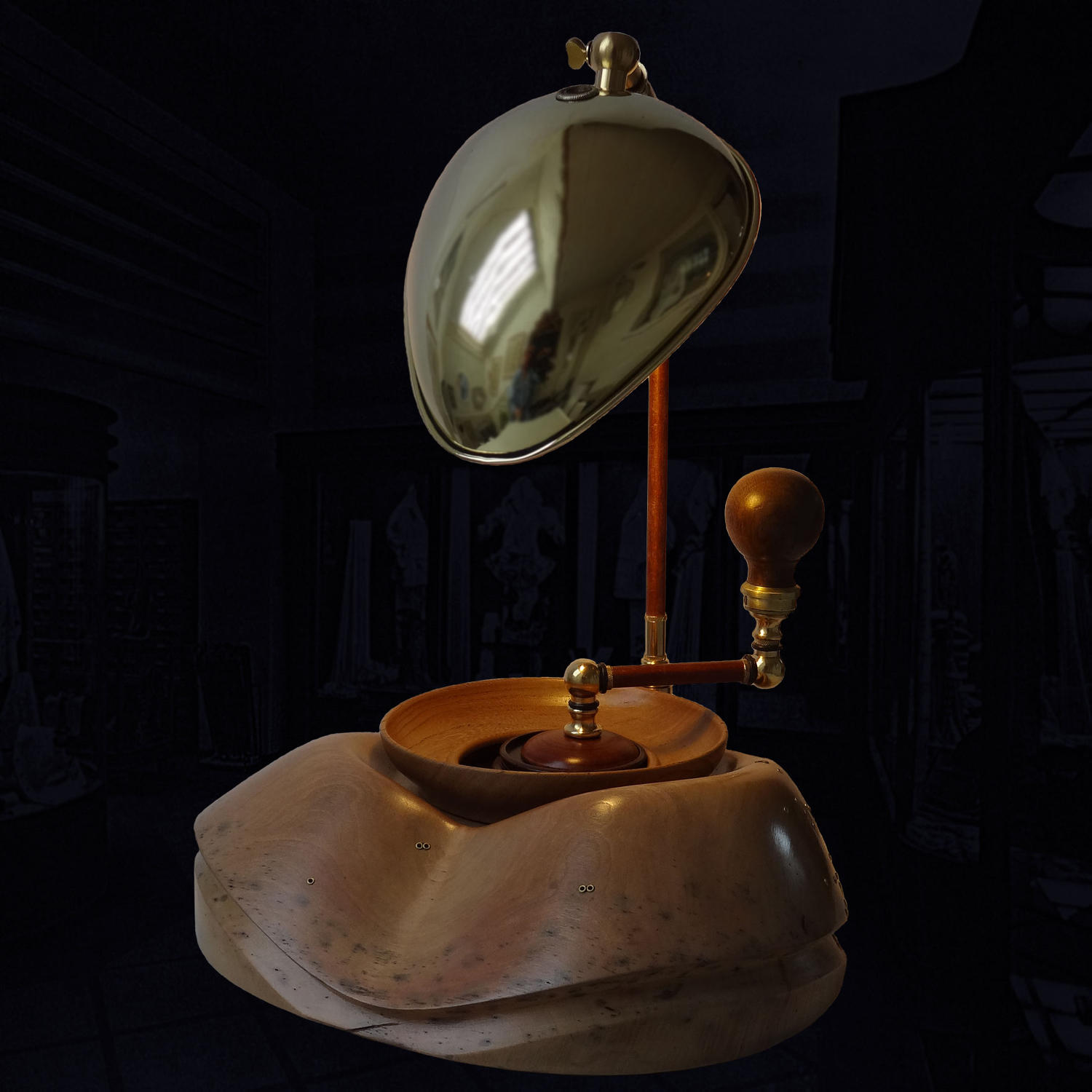 Unique lamp - Renaissance - by Gilles Bourlet Foss Street Dartmouth