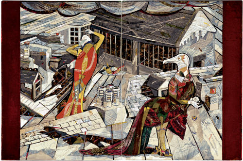 Secret Dartmouth seabird theatre giclée art print by Lys Flowerday - TURN OF THE TIDE