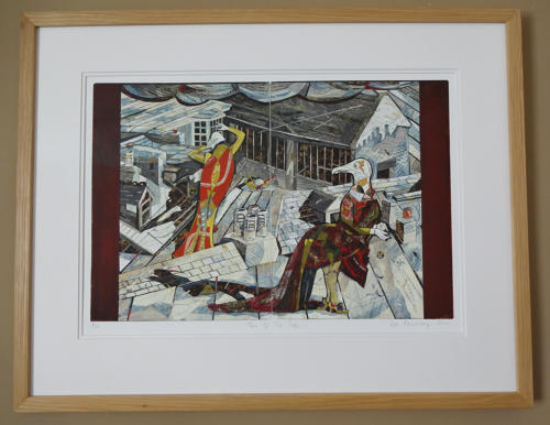 Secret Dartmouth seabird theatre giclée art print by Lys Flowerday - TURN OF THE TIDE