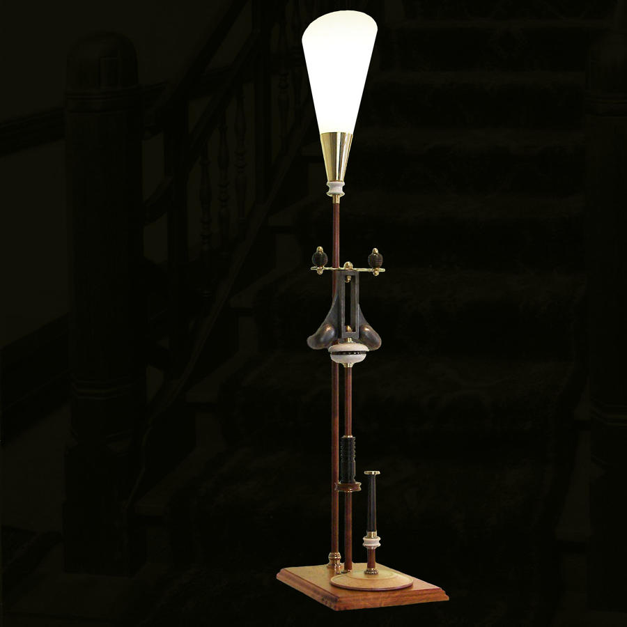 Unique artist-designed lamp - Sine Qua Non - by Gilles Bourlet
