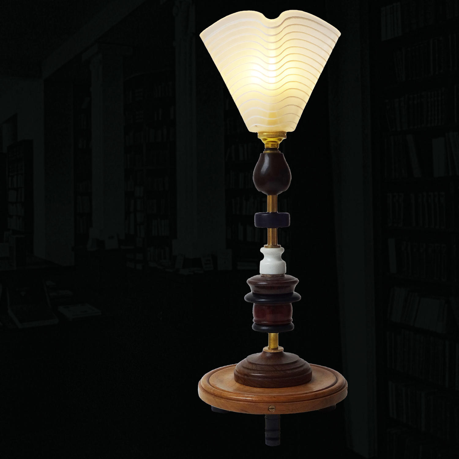 Collectible unique lamp - Variazioni I - by Gilles Bourlet Dartmouth