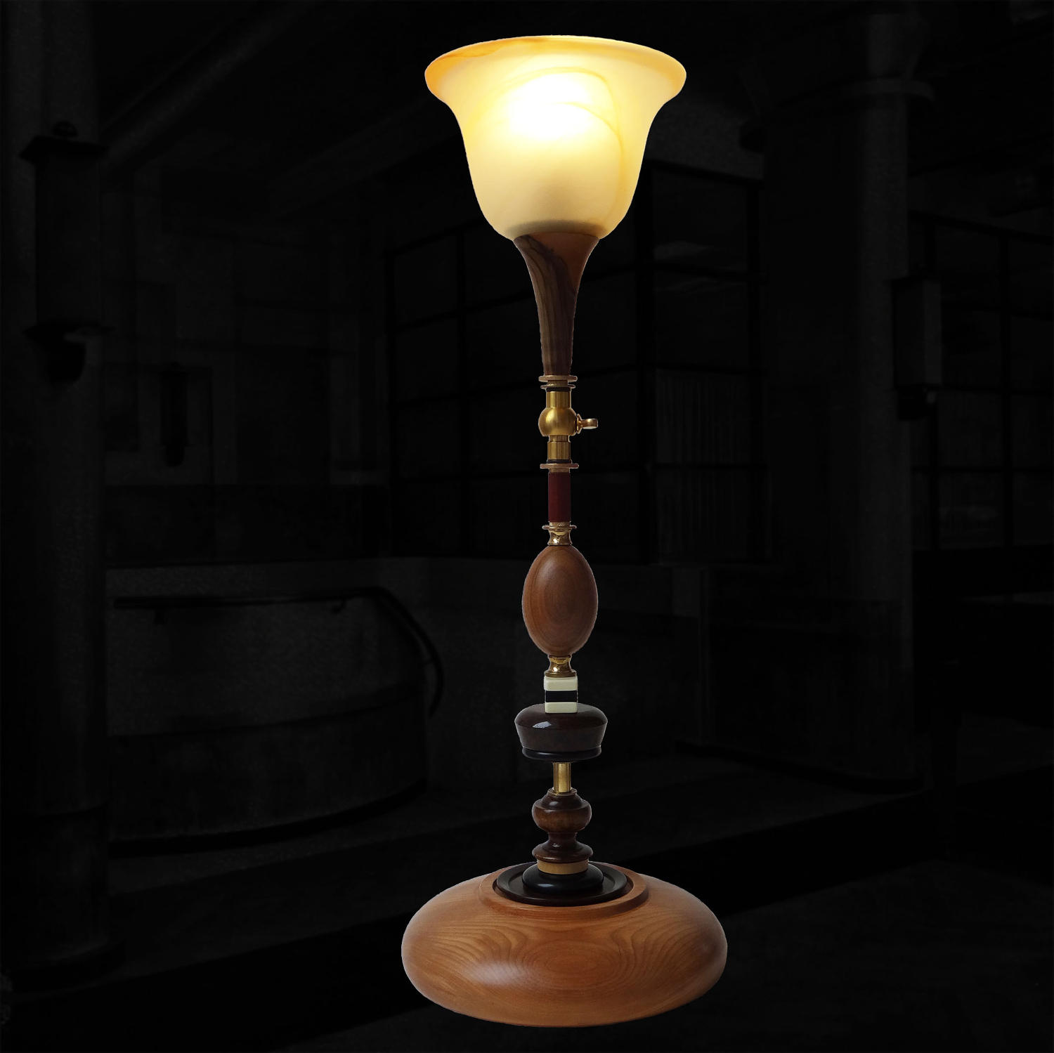 Unique artist-designed lamp - Variazioni II - by Gilles Bourlet
