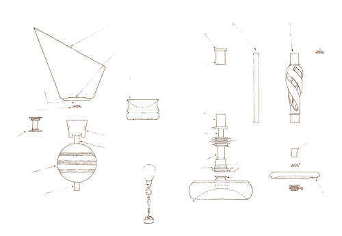 Unique lamp design - Vis A Vis - by Gilles Bourlet Dartmouth