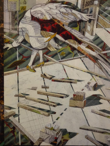 Foss End scene Dartmouth town art gallery giclée art print by Lys Flowerday - LARGHETTO