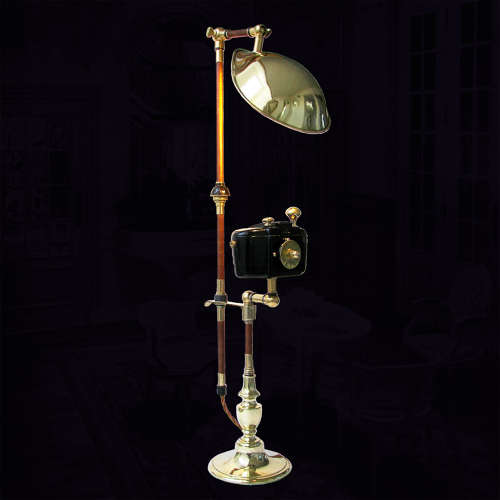 Collectible unique lamp - Alphabet - by Gilles Bourlet Dartmouth