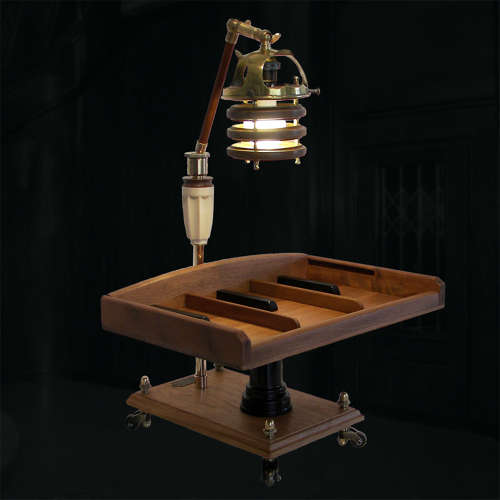 Unique sculptural lamp - Beau Geste - by Gilles Bourlet Dartmouth