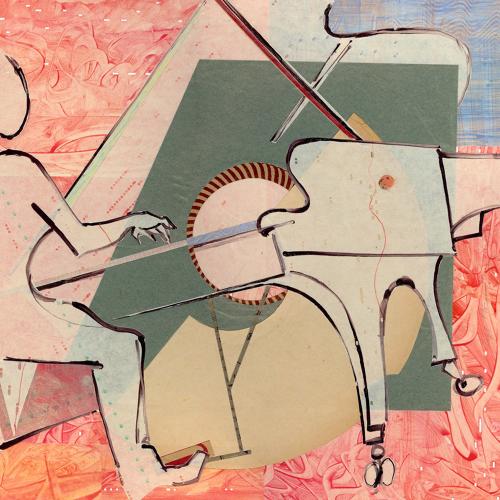 Gallery original artwork inspired by jazz piano music by Lys Flowerday Devon - JUST GRAND