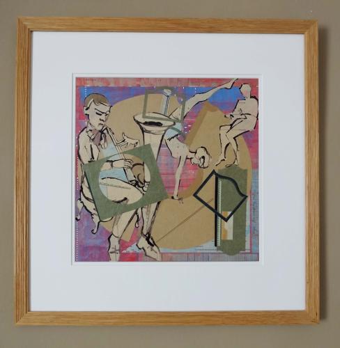 Mixed media original artwork inspired by musicians by Lys Flowerday - PERFORMANCE