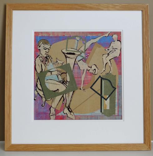 Mixed media original artwork inspired by musicians by Lys Flowerday - PERFORMANCE