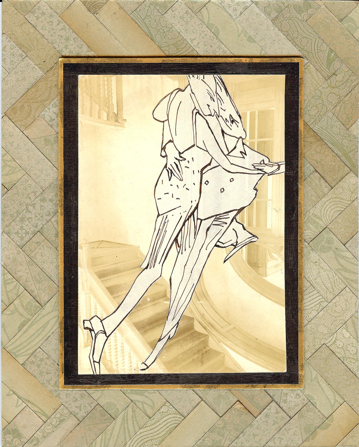 Artwork suspended dancers - TANGUERROTYPE IV - by Lys Flowerday