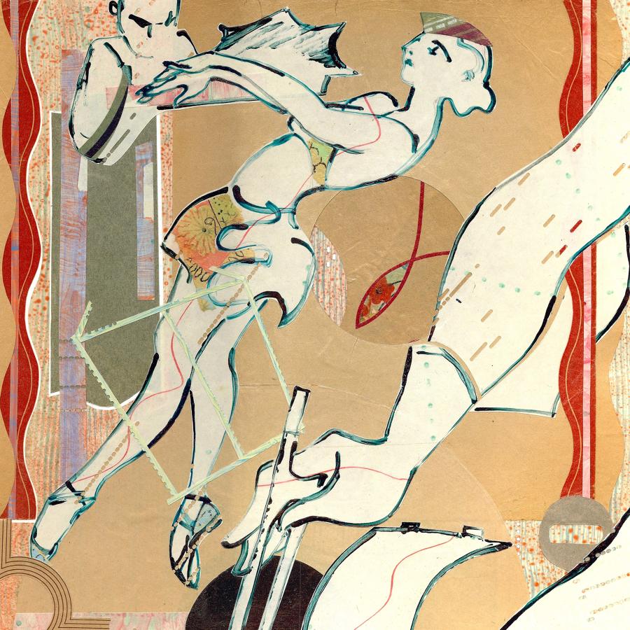 Original artwork inspired by performers by Lys Flowerday Foss Street - LUNCHTIME CONCERT