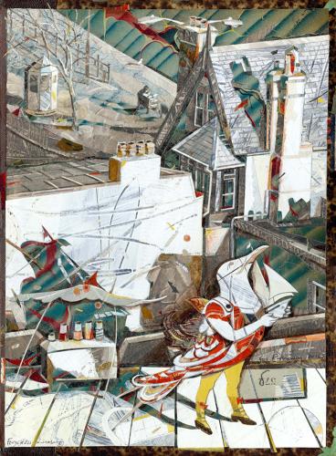 Gallery Studio Dix Neuf Foss Street Dartmouth artwork by Lys Flowerday - FORGOTTEN LINES