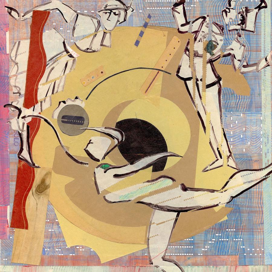 Original artwork inspired by theatrical performers by Lys Flowerday Foss Street - TOY BOX