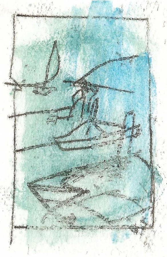 Small steam boats gathered on the river picture by Lys Flowerday Dartmouth Devon - IN TUNE