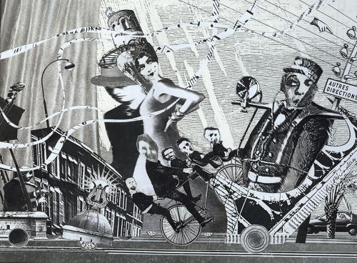 Illustration imagined future of Amiens ideal city by Lys Flowerday - BOULEVARD JULES VERNE