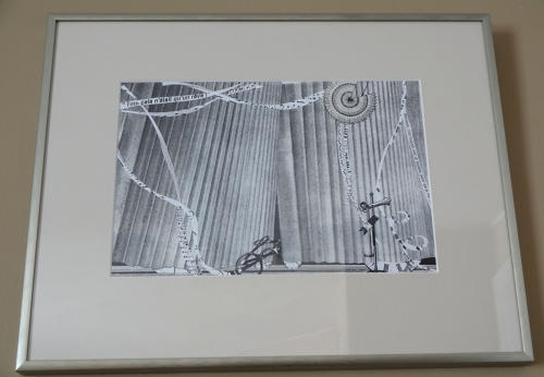 Illustration artwork for Jules Verne & Amiens in 2000 by Lys Flowerday - DISCOURS DE FIN