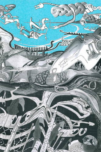 Illustration for Norfolk Museums & Archaeology Service by Lys Flowerday - MIGRATION