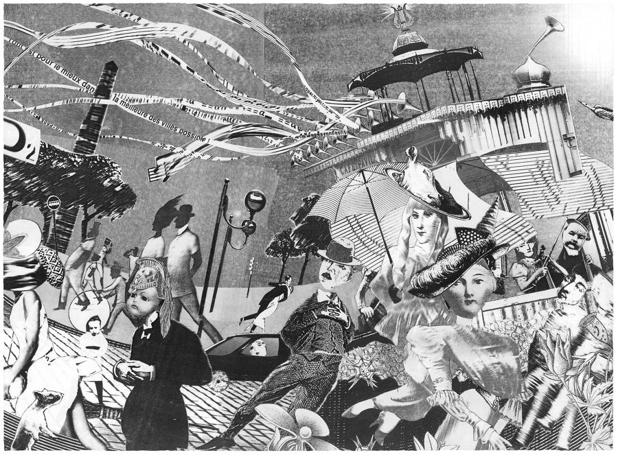 Illustration artwork visionary Jules Verne by Lys Flowerday - LE KIOSQUE A MUSIQUE