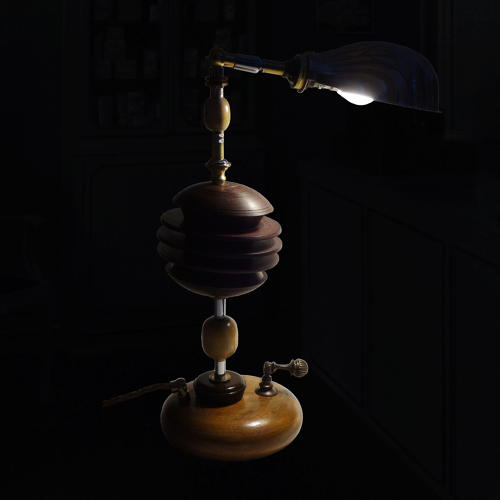 Unique artist-designed lamp - Nota Bene - by Gilles Bourlet Dartmouth