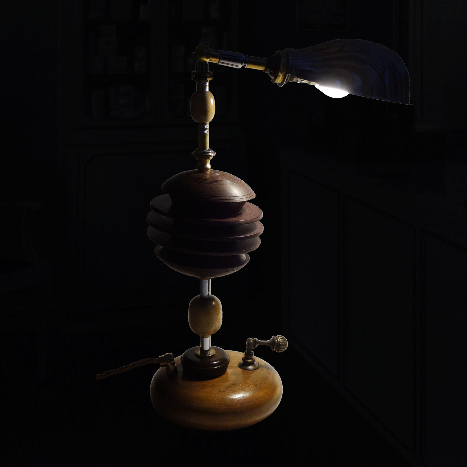 Unique artist-designed lamp - Nota Bene - by Gilles Bourlet Dartmouth