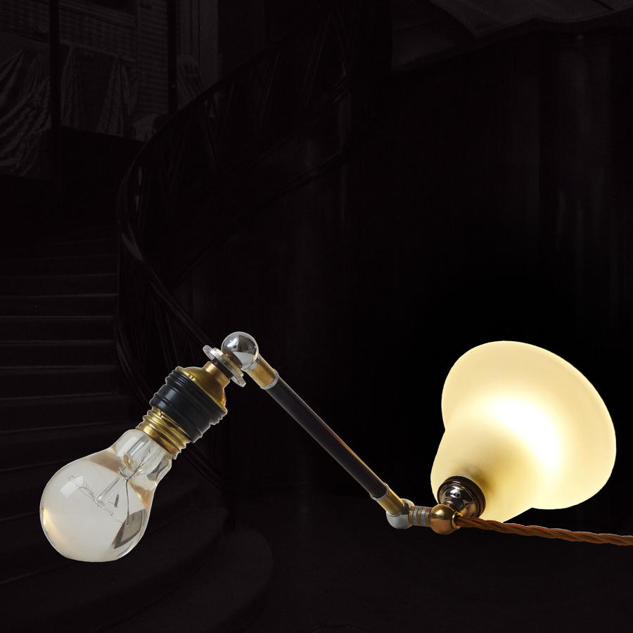 Unique sculptural lamp - Determination - by Gilles Bourlet Dartmouth
