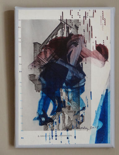 Original milonga artwork Studio Dix Neuf Dartmouth  by Lys Flowerday - ESTRELLITA IV