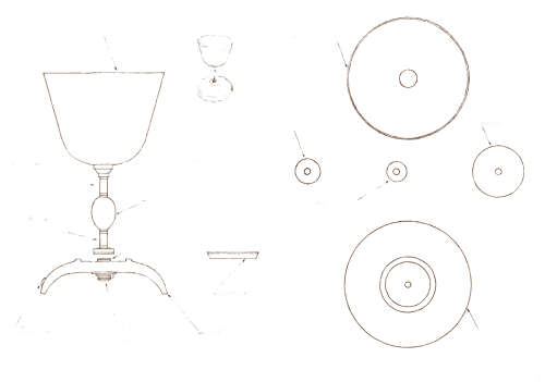 Unique lamp design - Interlude - by Gilles Bourlet Dartmouth