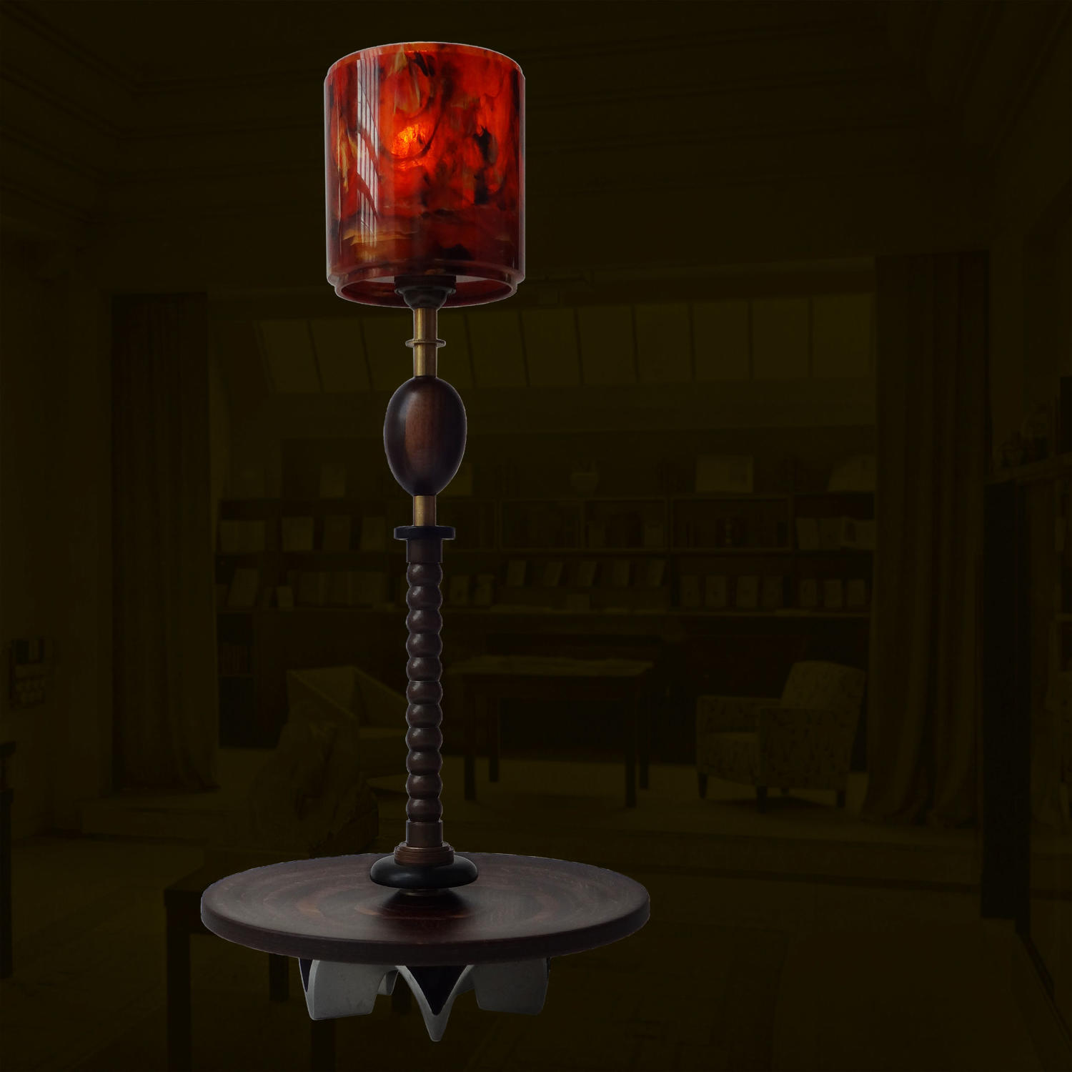 Unique artist-designed lamp - Idée Fixe - by Gilles Bourlet Dartmouth