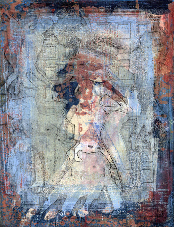 Artist studio gallery argentine tango art milonga art by Lys Flowerday - CURIOUS WITHIN