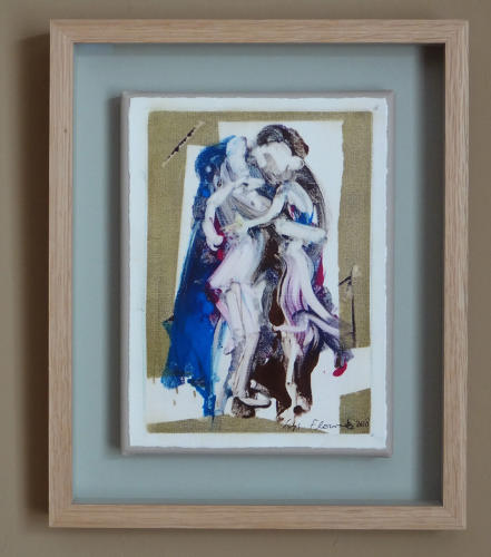 Artist gallery atelier Dartmouth original artwork by Lys Flowerday - MILONGA IN THE WIND