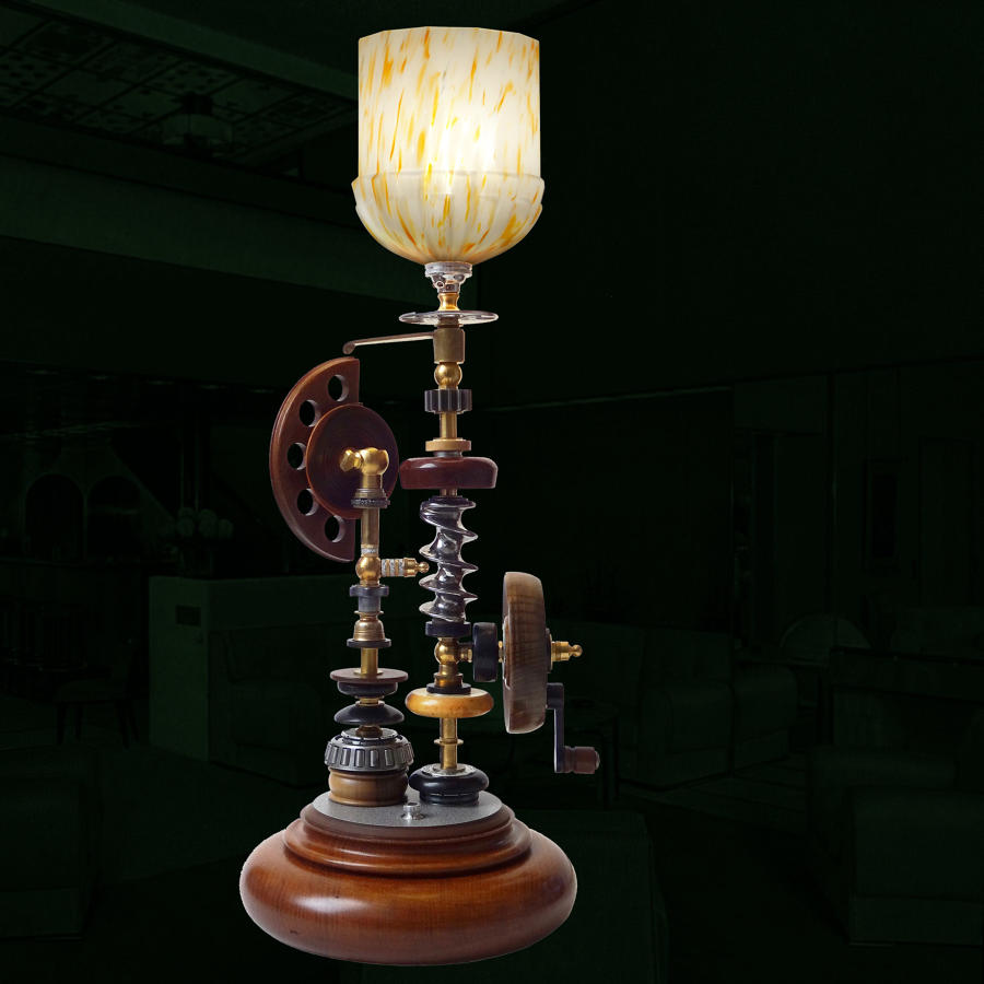 Unique artist-designed lamp - Percy - by Gilles Bourlet Darmouth
