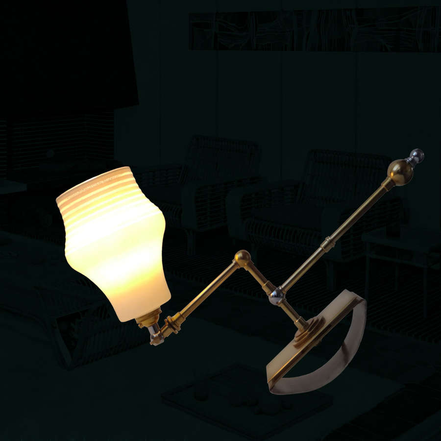 Unique artist-designed lamp - Volte Face - by Gilles Bourlet Dartmouth