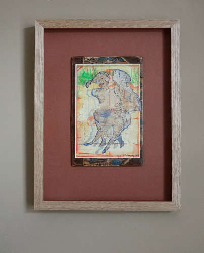 Original artwork picture inspired by milonga venezia by Lys Flowerday - CLICKETY CLACK