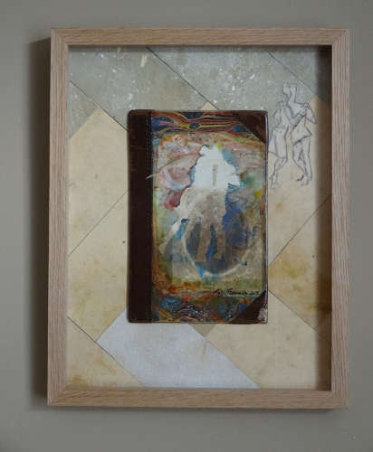 Original painting unique vignette dancers time and space by Lys Flowerday - LONTANO FA