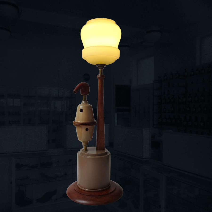 Unique sculptural lamp - Staccato - by Gilles Bourlet Dartmouth