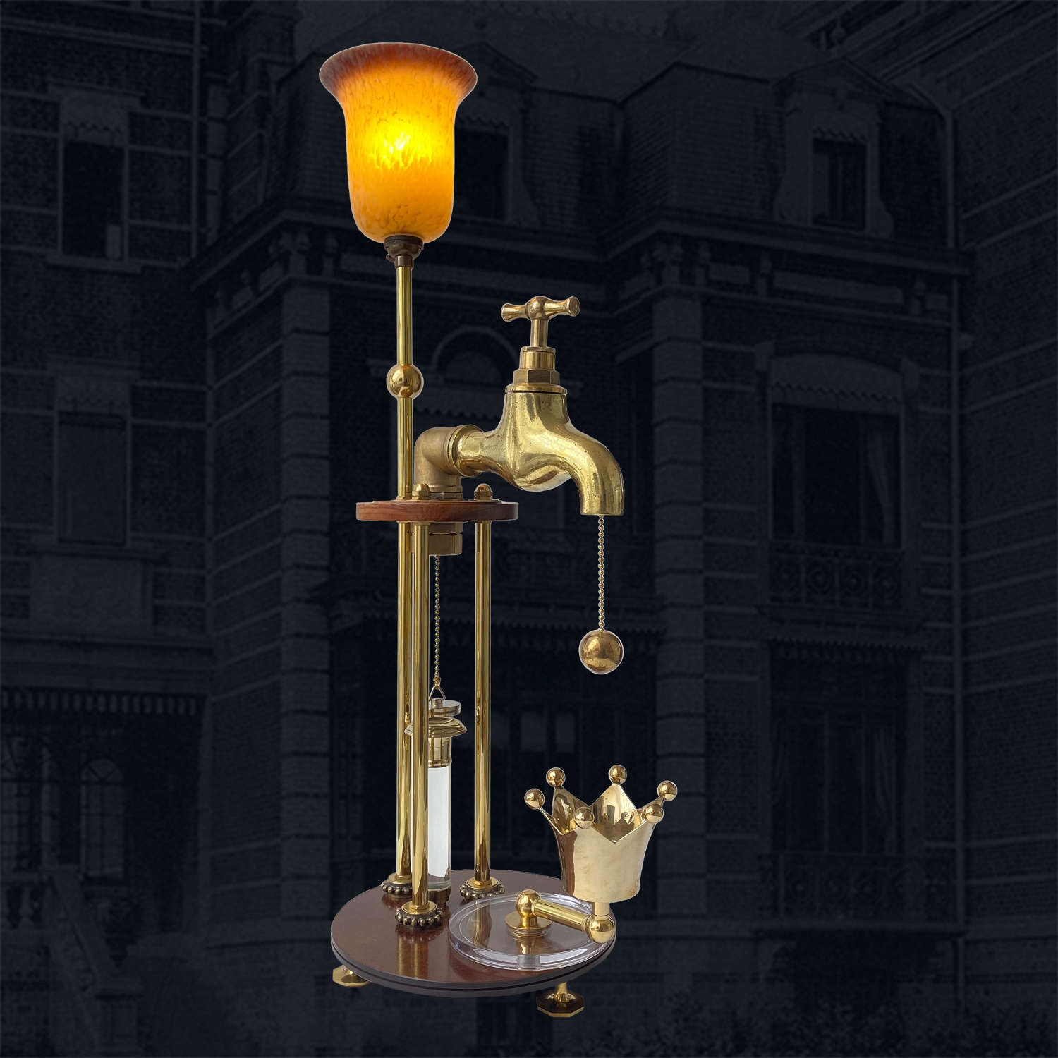 Bespoke unique lamp - Decrescendo - by Gilles Bourlet Dartmouth