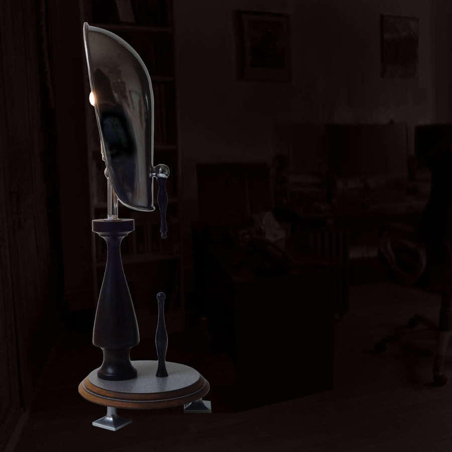 Collectible unique lamp - Composition - by Gilles Bourlet Dartmouth