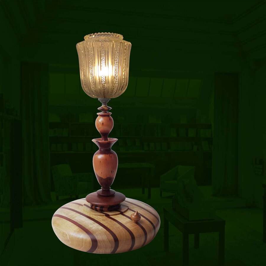 Unique lamp design - Belle Epoque - by Gilles Bourlet